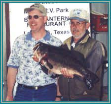 a 14.17 lb bass, which started off the  the Lake Fork 2002-2003 ShareLunker Program